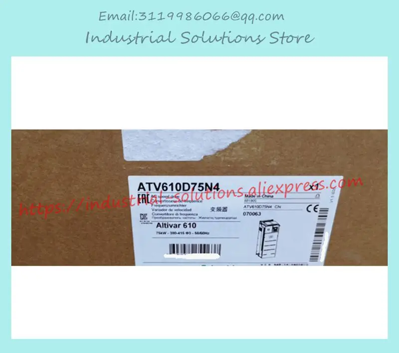 New ATV610D75N4 ATV61OD75N4 75KW 145A 380/415V Pump Inverter