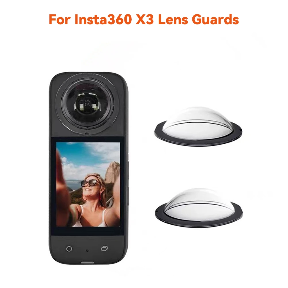 For Insta360 X3 Sticky Lens Guards Dual-Lens 360 Mod For Insta 360 X3  Protector Accessories