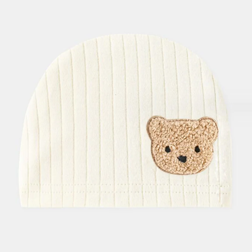 Baby Girl Hats Cotton Solid Color Cute Decoration Spring Summer Autumn Newborn Baby Bonnets 0 3 Months Hospital Baby Boy Caps 5
