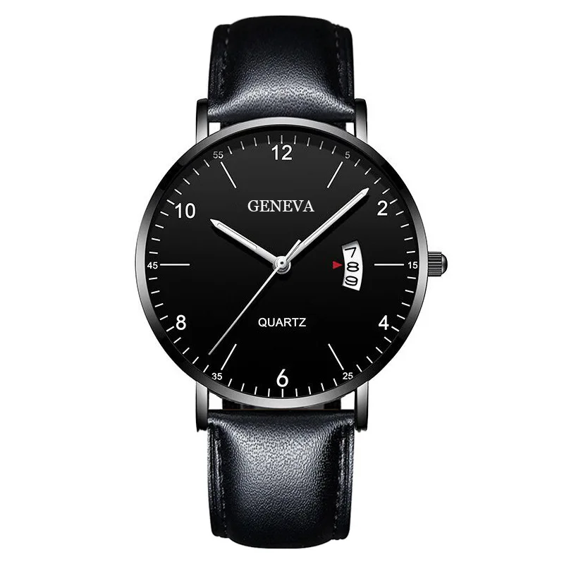 

2023 Minimalist Men's Fashion Watches Simple Men Business Ultra Thin Leather Belt Quartz Watch Relogio Masculino Erkek Kol Saati