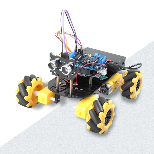 Kit de voiture robot intelligent OSOYOO pour Arduino pour adultes et enfants