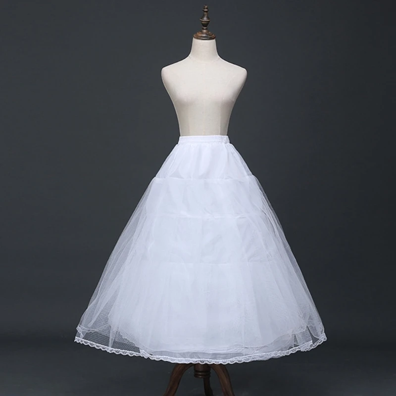 

Petticoat Crinoline Slips Wedding Accessories Hoop Skirt Vintage Ankle Length Under Skirt Multiple Style 40 Inches Long