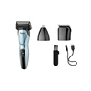 Kemei 1427 3-in-1 Multifunctional Men Electric Reciprocating Shaver Hair Trimmer Rechargeable Hair Clipper Nose Ear Hair Trimmer 6