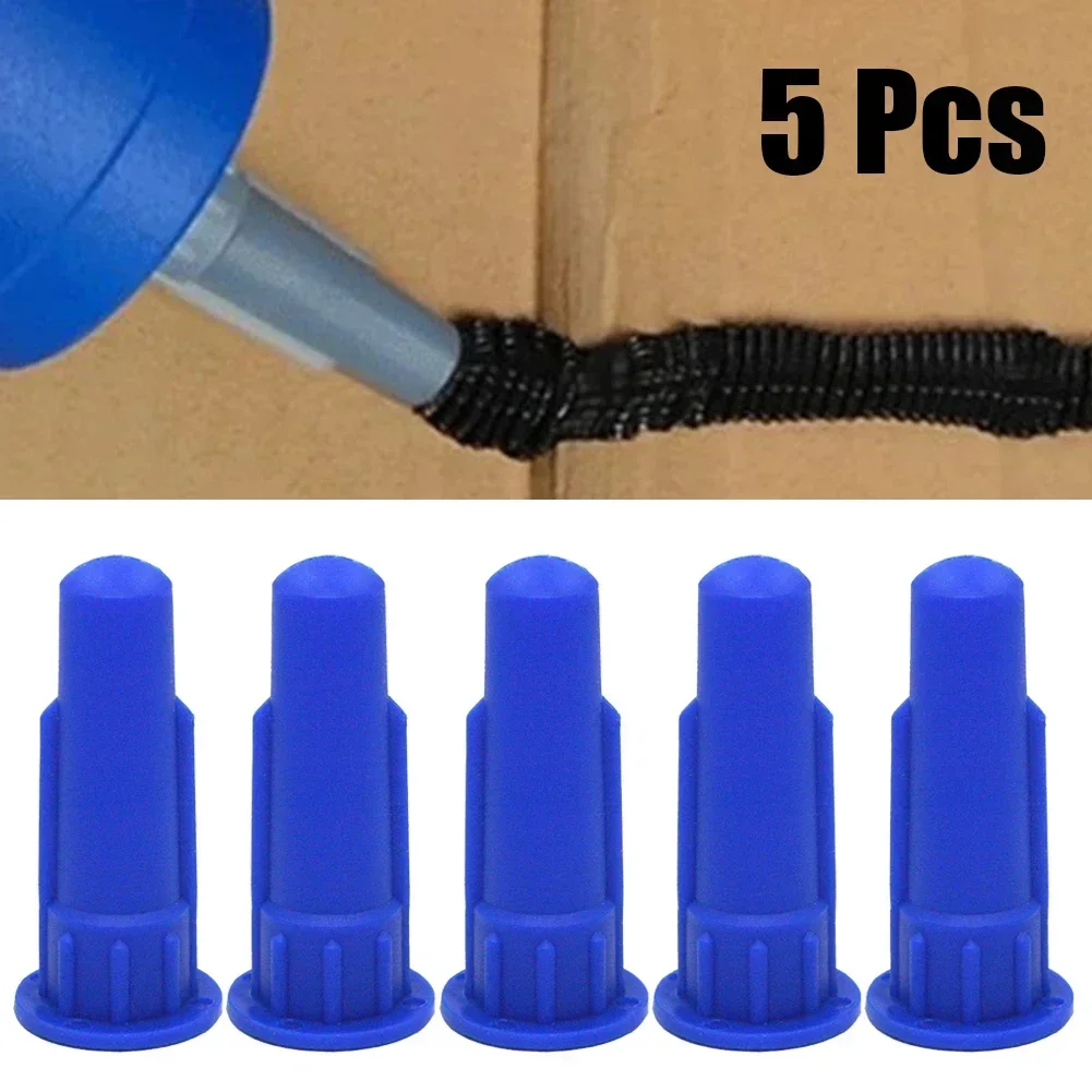 5-pack 56mm Small Bag Special Conical Caulking Replacement Nozzles Nozzle Tips For Silicone Sealant Dispenser Parts 3