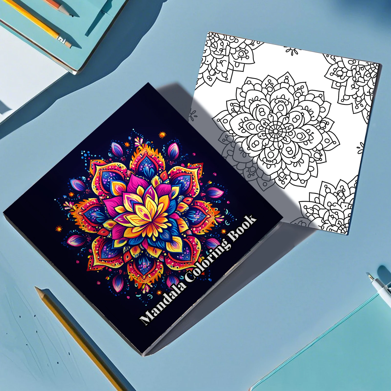 MANDALA Coloring Book for Adults Picture Book Cute Flower Drawing Book Perfect Gift for Party and Birthday 4