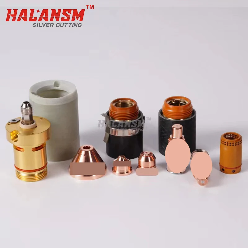 Imported copper hafnium wire plasma cutting nozzle 220975 420169 420158 420151 electrode 220971 shield  220976 420168