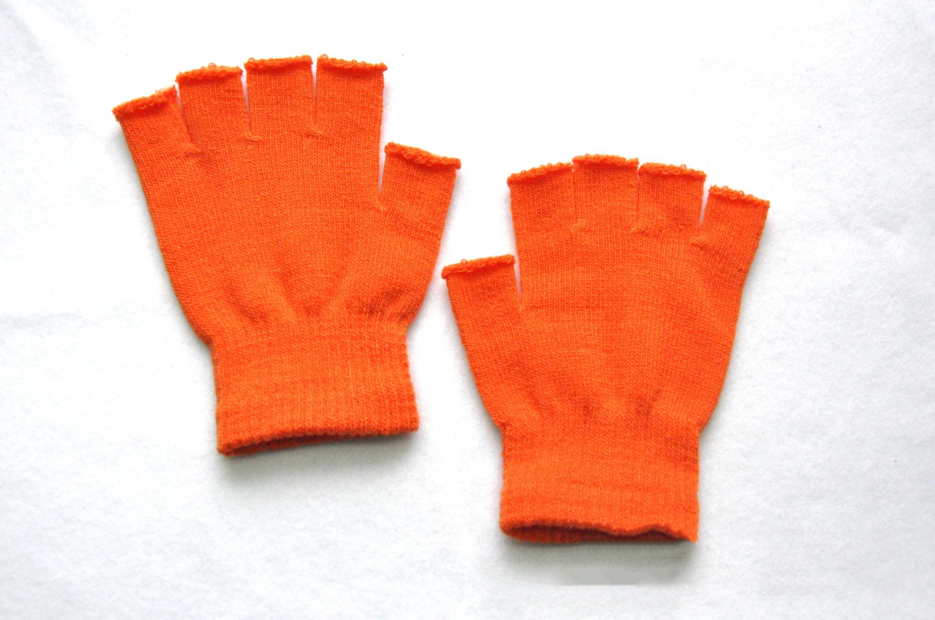 Autumn Winter New Half Finger Warm Gloves For Men Women Students Solid Knitted Mittens Outdoor Knitting Cycling Writing Gloves