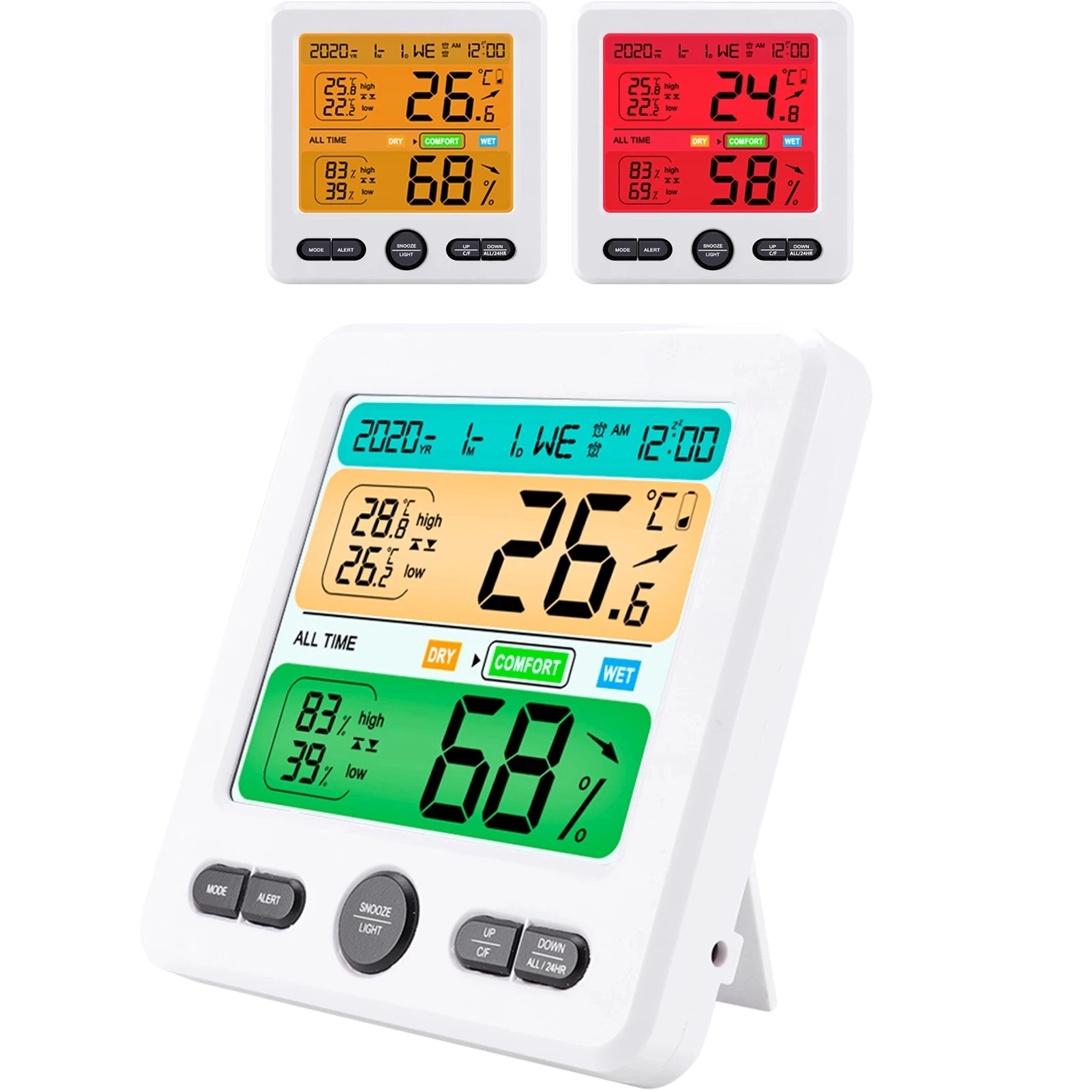 Digital Weather Station Indoor Thermometer Hygrometer Temperature