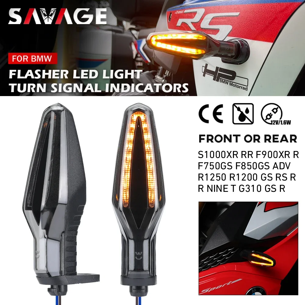 Motorcycle Light LED Flasher Turn Signal CE For BMW R1250GS/ADV S1000R S1000XR F900XR R 1200 1250 GS S1000 R XR
