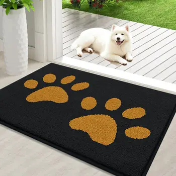 Paw Print Washable Floor Mat 3
