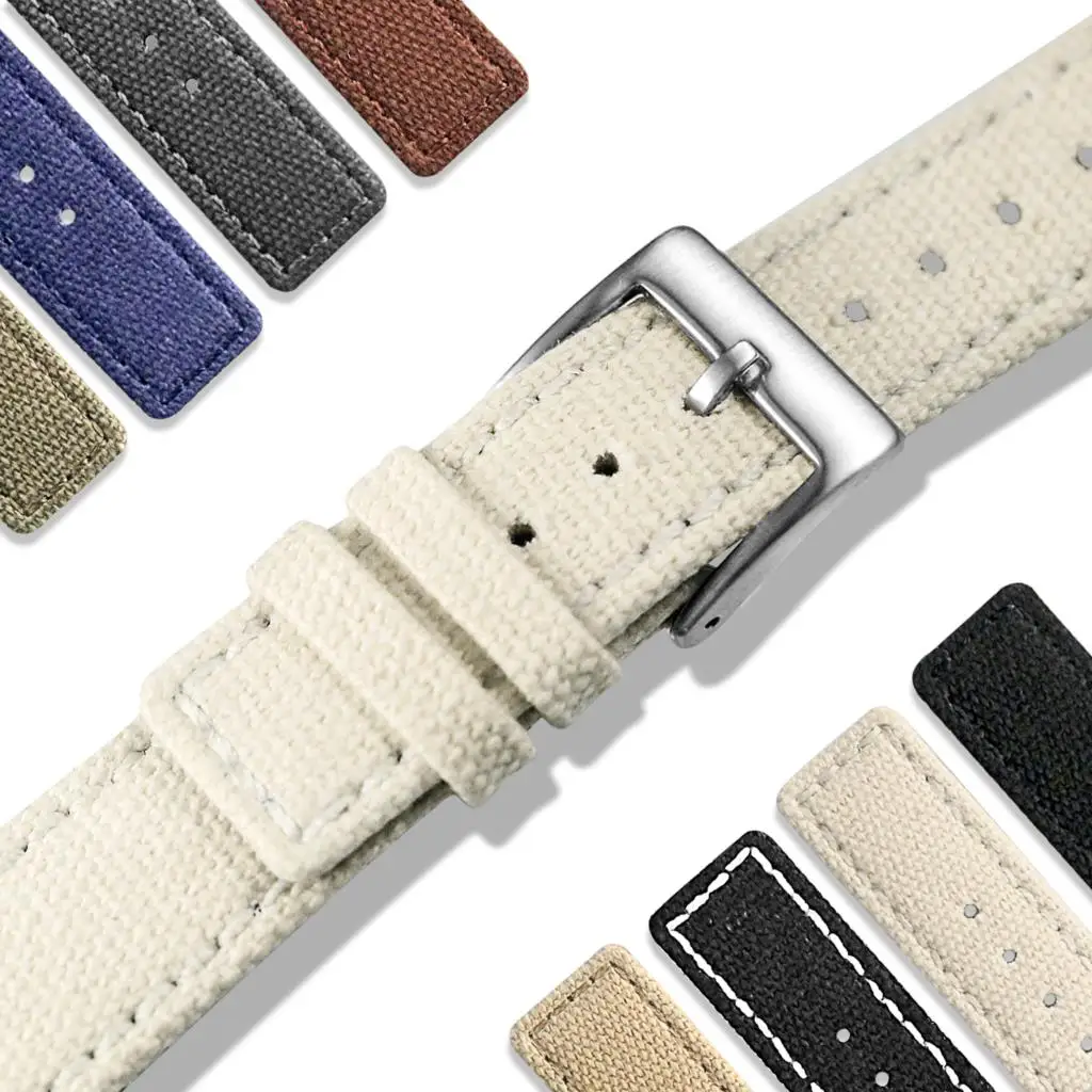 White Nylon Strap - 20mm