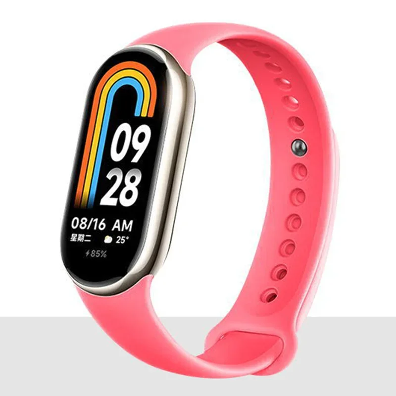 Silicone Sport Strap for Smart Band - Durable Rubber Bracelet Accessory