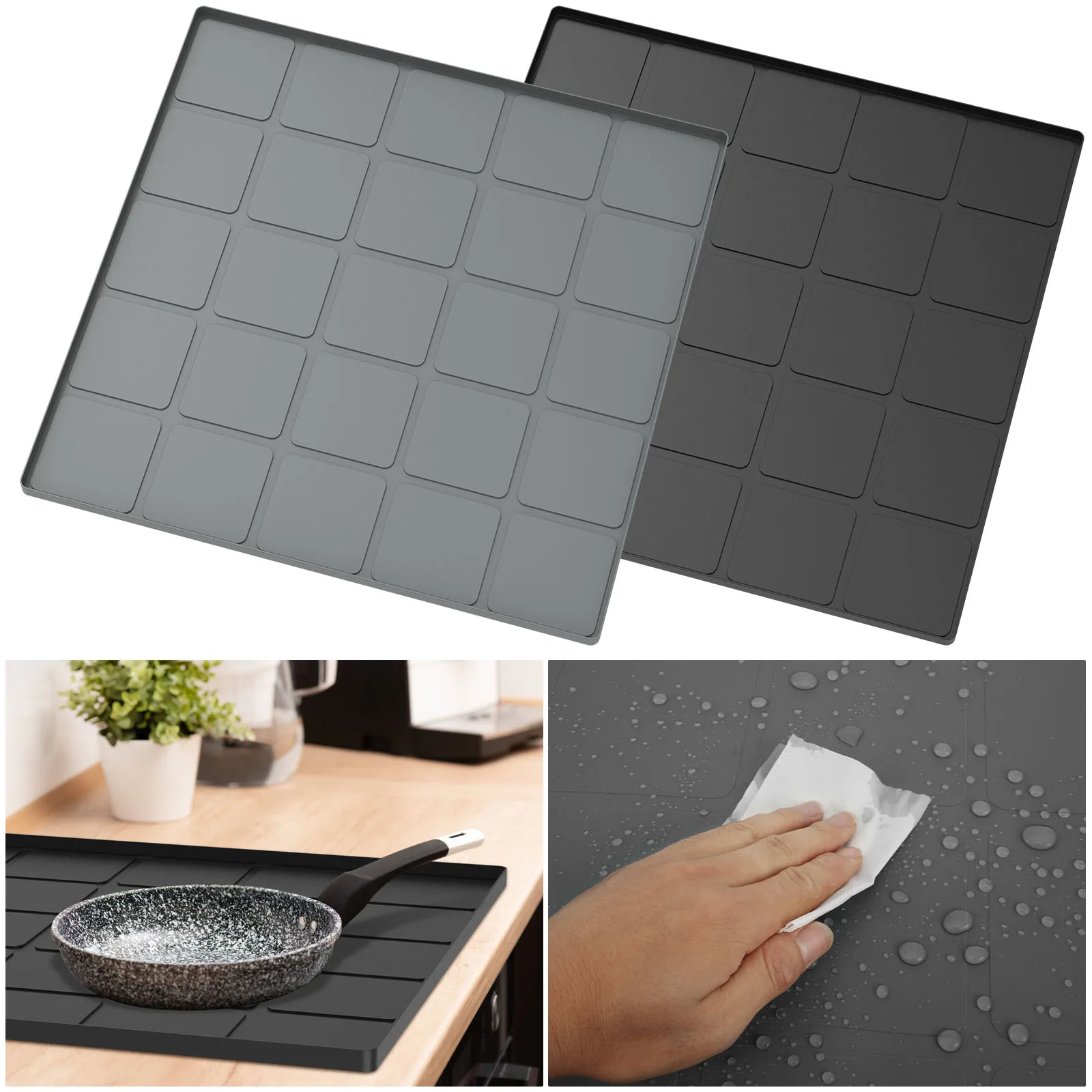 Refrigerator Washing Machine Cover Silicone Mat Dust-Proof  Protection Mats Oil Proof Household Cushioning Pads Kitchen Supplies