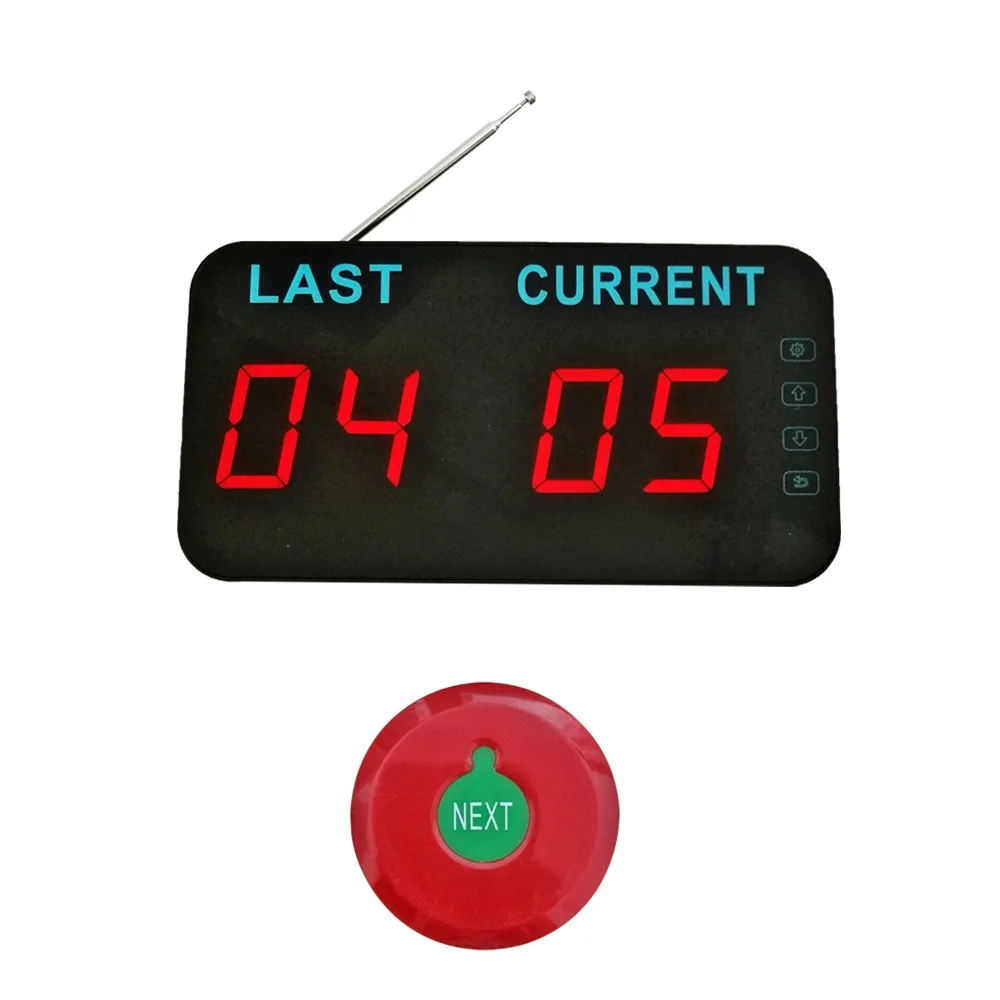 

Hot sale wireless queue calling management system call button wireless display screen