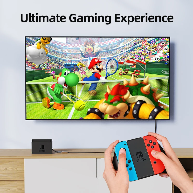 4K 60Hz HDMI to DisplayPort Video Audio Adapter Cable