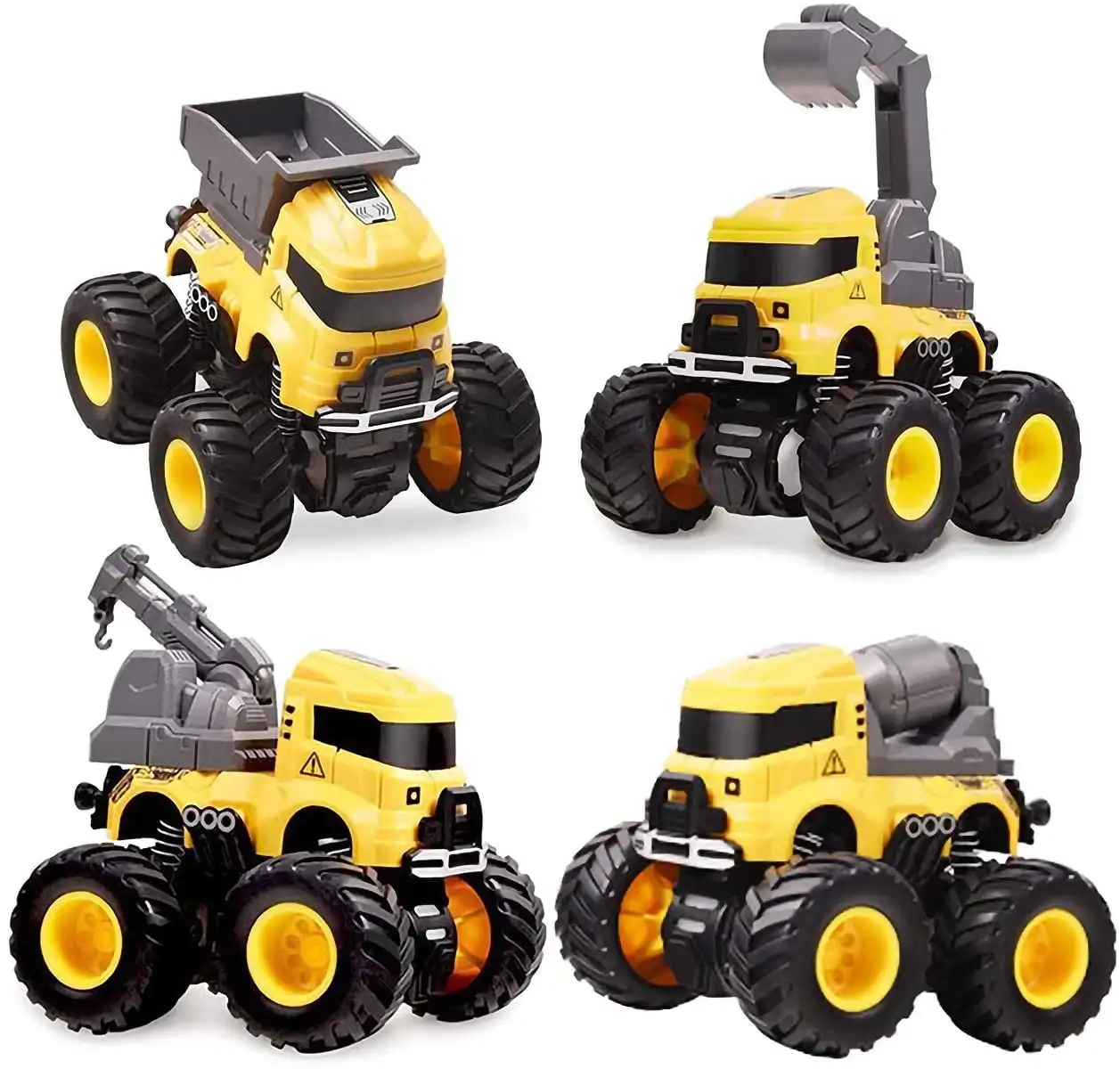 thumbnail image 2 of Doloowee Construction Truck Toy Cars For Toddlers 3-5, Press 2 of 9