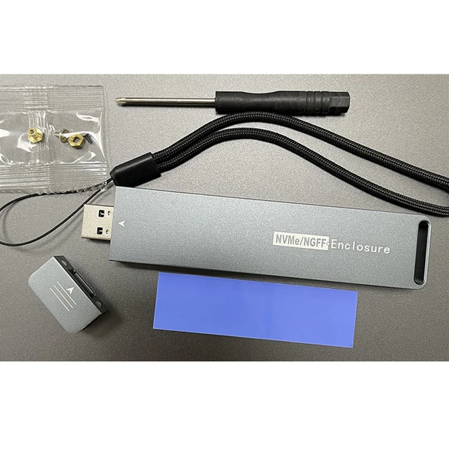 Adattatore SSD M.2 A USB 3.2 - Doppio Protocollo NVME/SATA, 10 Gbps, Chip RTL9210B - Foto 12