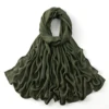 185*75 cm musulman Modal Hijab rayonne coton châles pour femmes mince plaine écharpe grande taille foulard islamique Turban bandeau
