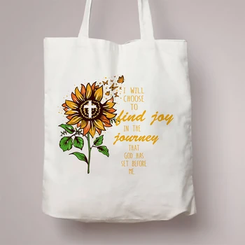 I Will Choose to Find Joy.. Printed Tote Bag