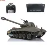 2.4Ghz Henglong 1/16 7.0 Plastic M26 Pershing RTR RC Tank 3838 W/ 360° Turret Smoke Engie BB Shooting Speaker Army Toys TH17302 1