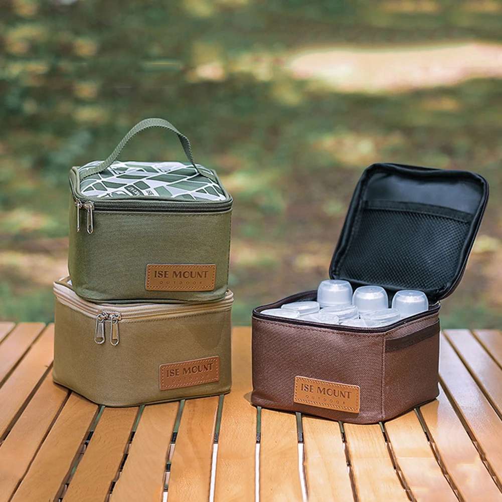 Seasoning Bottle Set Storage Bag Portable Camping Seasoning Dispenser Set Condiment Jars Organizer for Picnic Camping BBQ