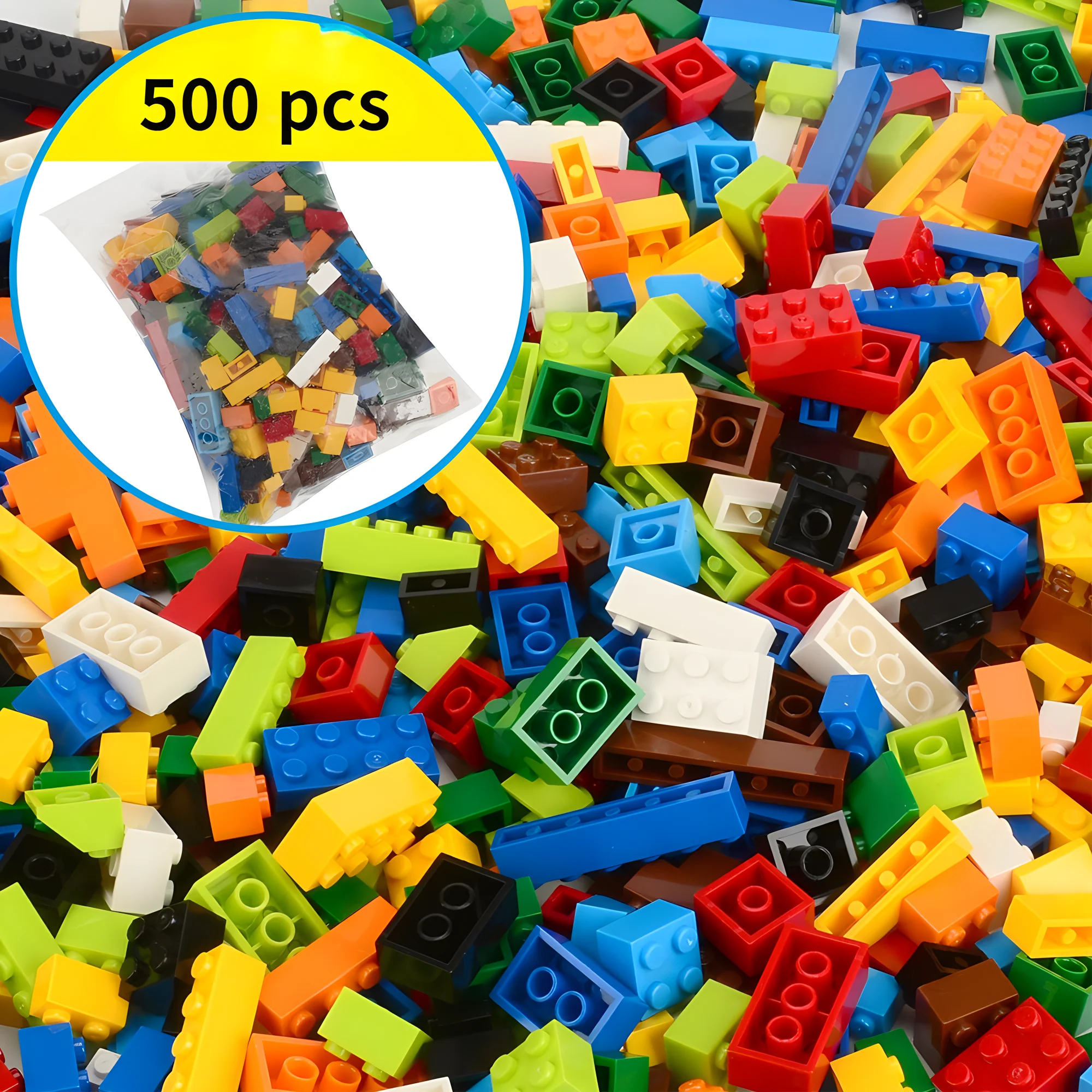 DIY Creative Building Blocks Toy Compatible Small Plastic Bricks