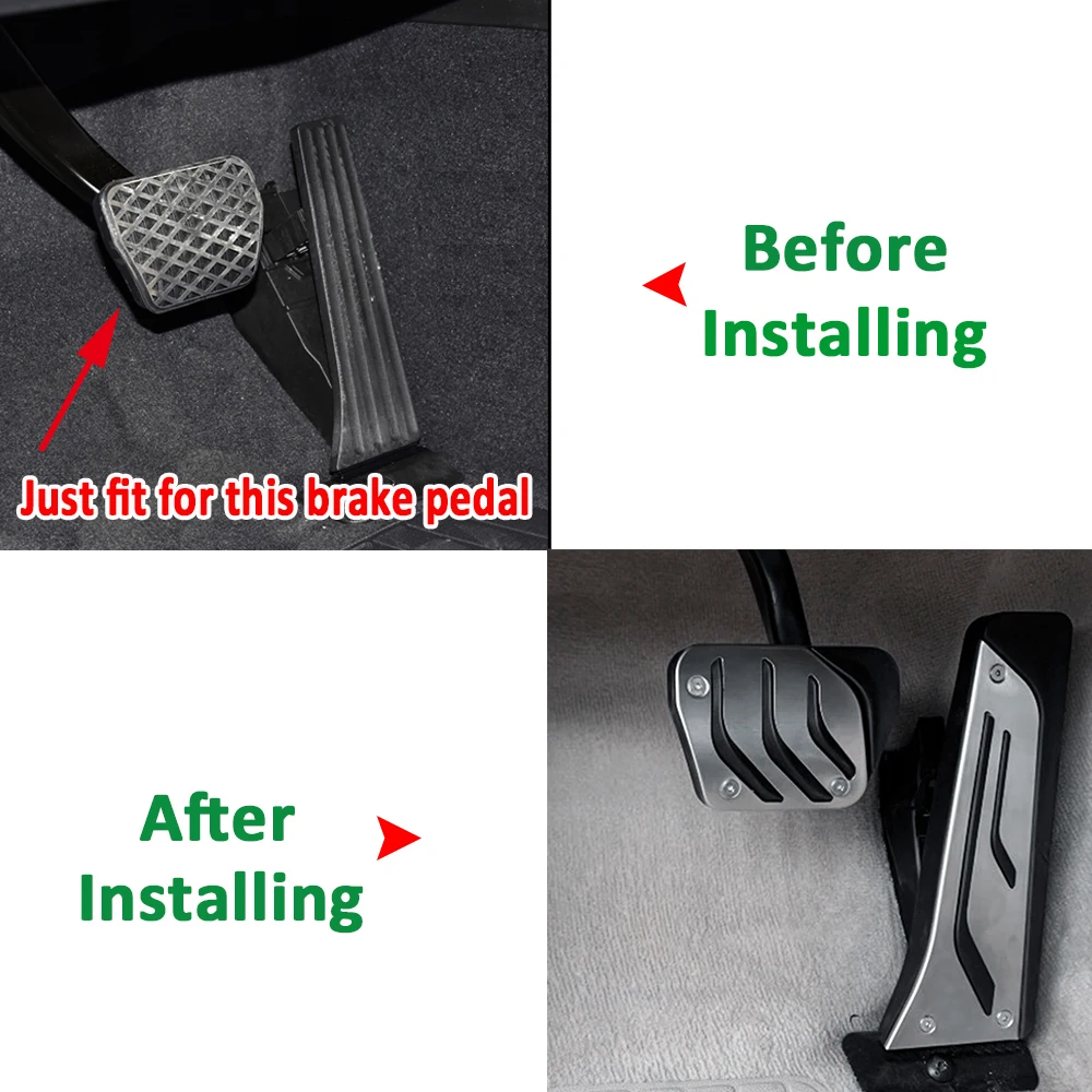 Stainless Steel Car Pedals car pedals,stainless steel pedal cover for BMW F20 F21 F22 F23 F24 F30 F31 F32 F33 F34 F35 F36 F80 F82 F83 E81 E82 E88 E90 E91 E92 E93 AT MT