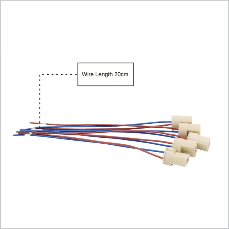 G9 Lamp Base Ceramic Connector Base Socket Lamp Holder 5pcs/lot For LED Halogen Bulb Light