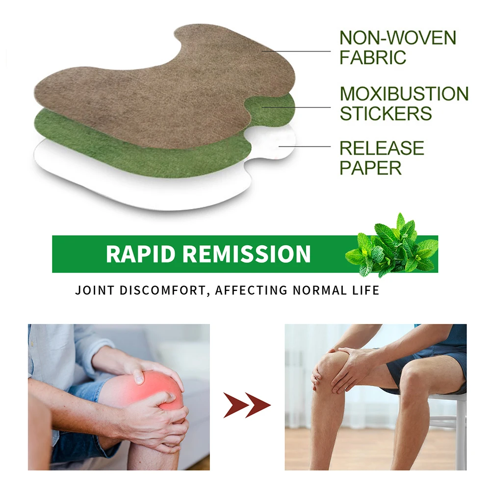 Knee Joint Pain Relief Patch Care Joint The Knees Sedation And Pain Relief Relieve Stickers for Rheumatic Diseases 12-36PCS knee pain relief patches
