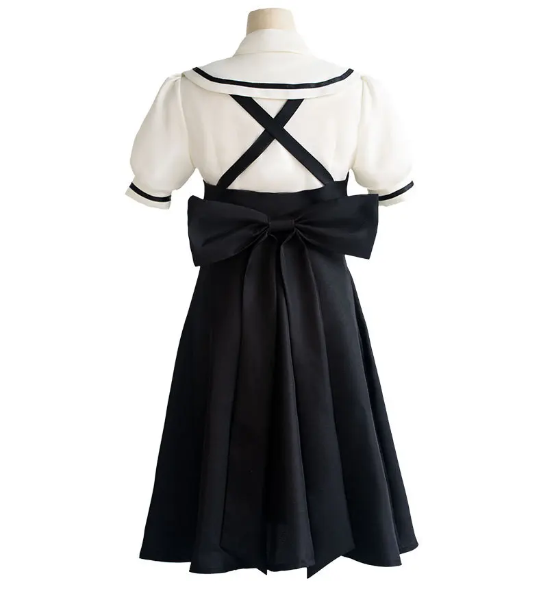 AIR Kamio Misuzu Cosplay Costume with Wig for Women (Unofficial)