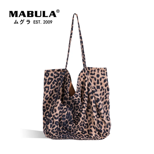 Leopard Flannelette Tote