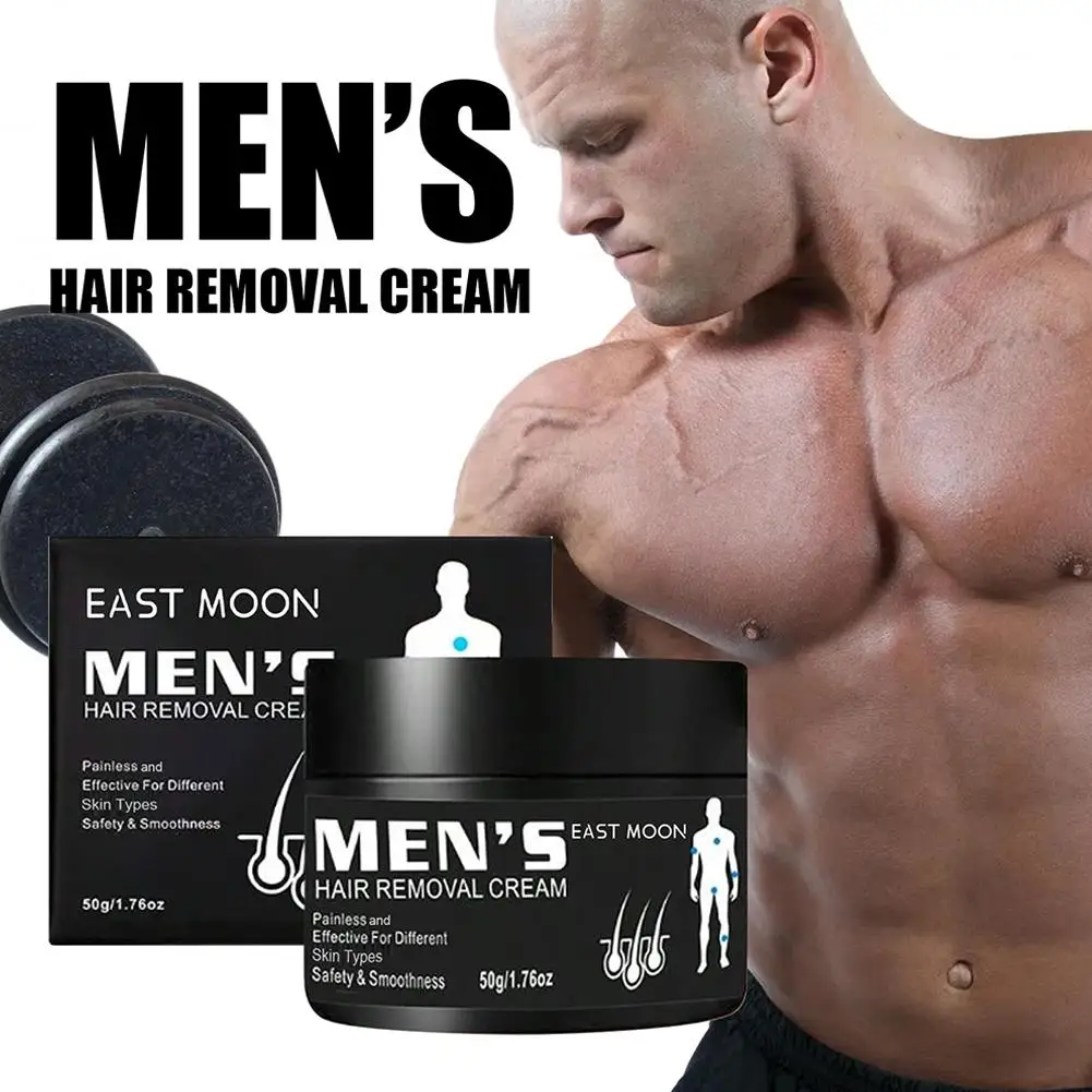 

50g Men'S Painless Hair Removal Cream Mild Non Irritating Arm Body Refreshing Hair Gentle Leg Cream Armpit Removal W5J5