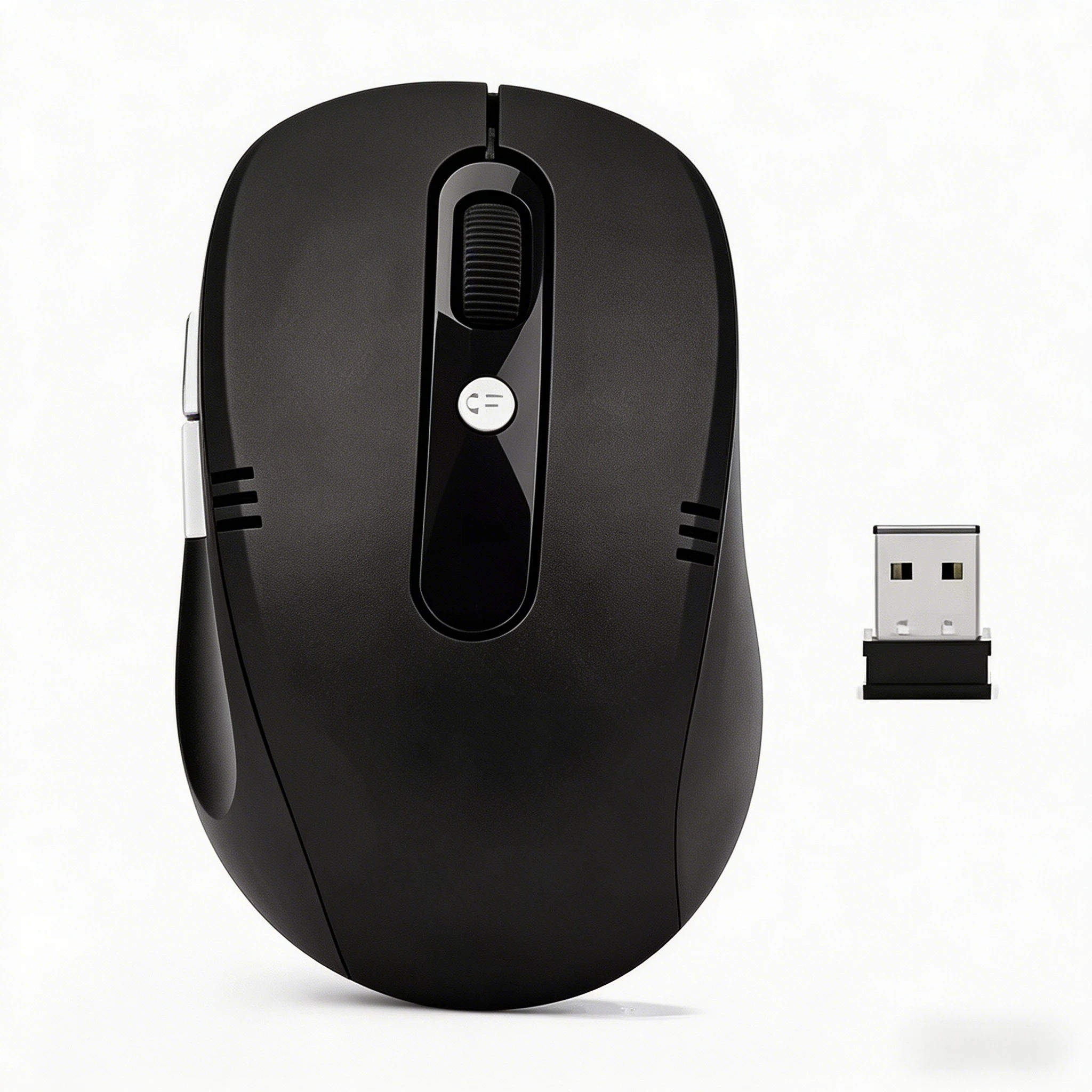 Mouse sem fio recarregável para computador, 2.4g, compatível com bluetooth, usb, silencioso, para jogos, pc, laptop, tablet