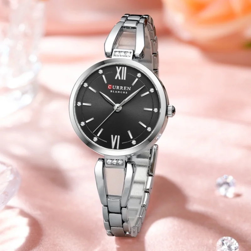 CURREN 9092 Elegant Ladies Quartz Watch Classic Fashion Women Clock Waterproof Stainless Steel Business Casual Women's Watches - 6