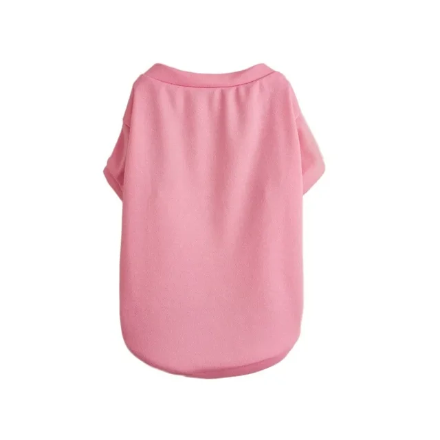 Breathable Dog T-shirt Solid Comfortable Thin Vest for Yorkshire Terrier Cute Summer Pet Clothes Dog Vest Pet Supplies 2