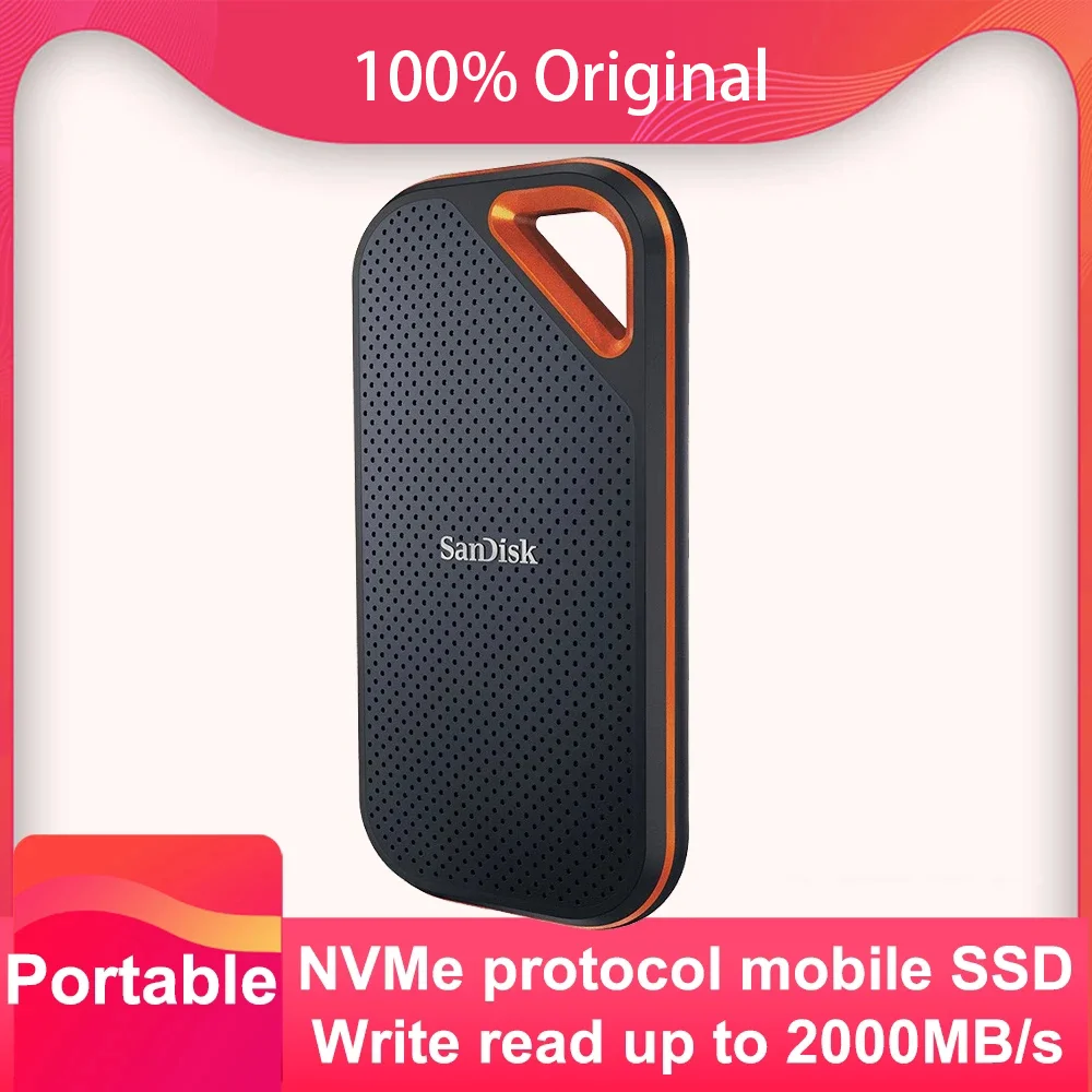 Sandisk Typ C Mobile SSD 1TB 2TB Extreme PRO Tragbare SSD V2 E81 