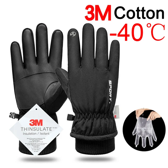 Protection Mains Temps Froid Gants Ski Imperméables écran Tactile - Chauffants Temps Froid Hommes Femmes Enfants Gants Snowboard Froid