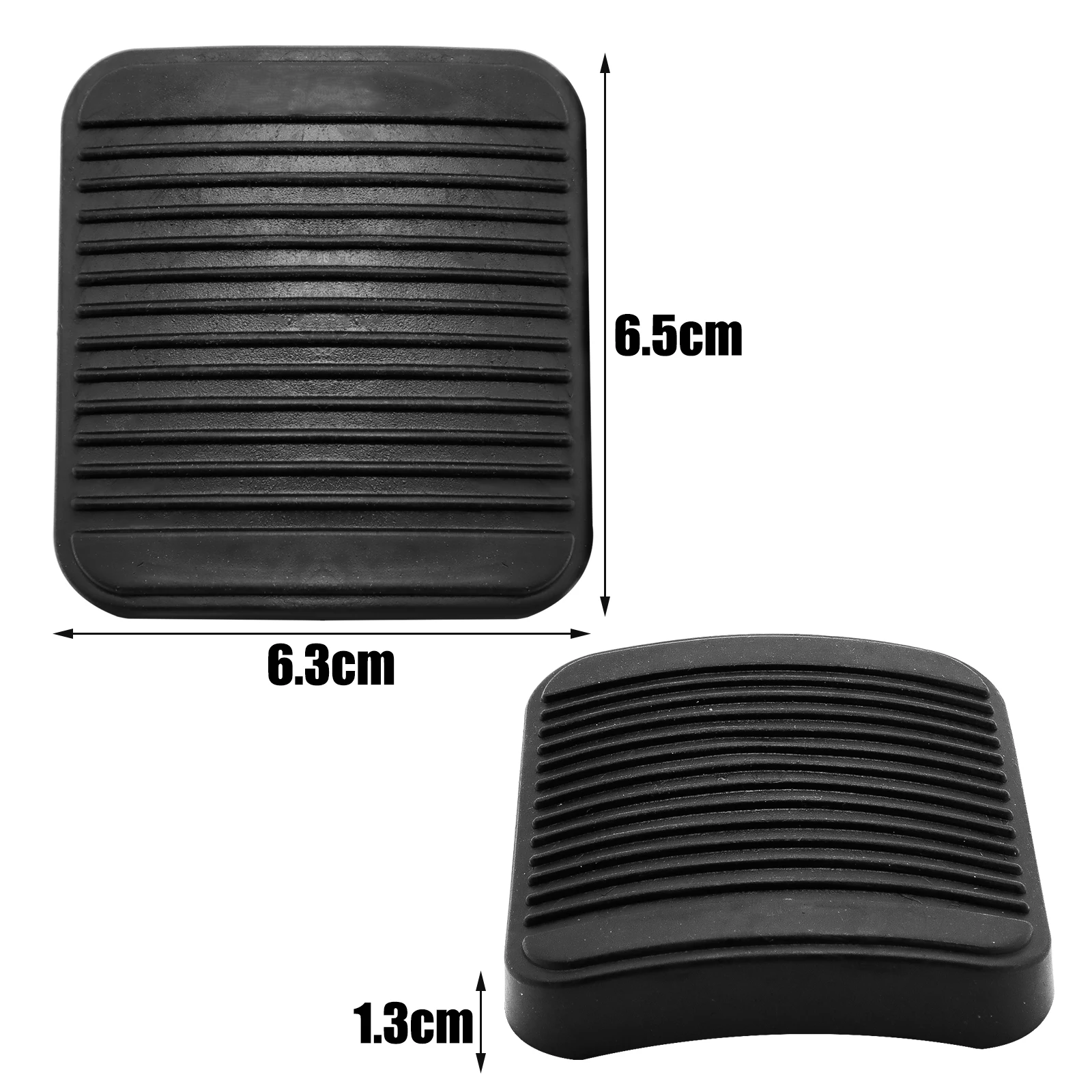 Clutch brake pedal pad rubber cover protection kit accessories for Jeep Wrangler YJ TJ 1986-05 Cherokee XJ 2x 52002750 16753.03 car accessories car pedals pedal cover