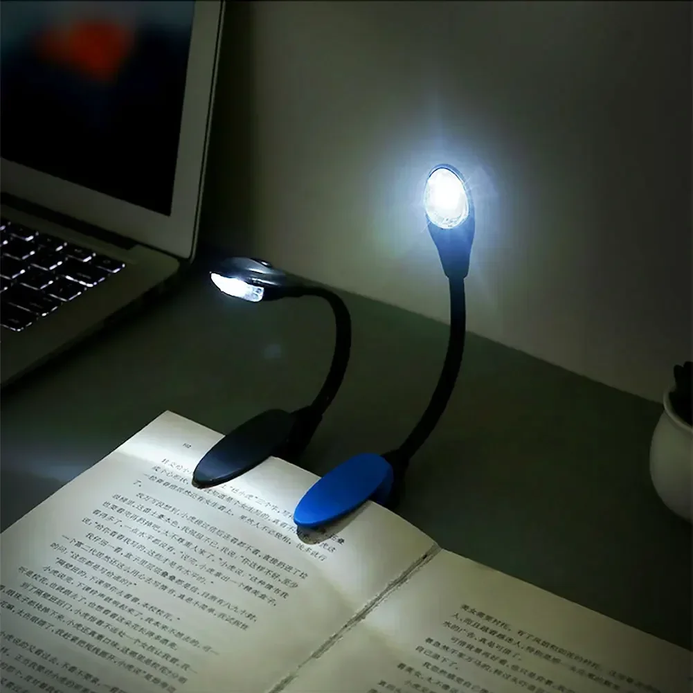 Mini LED Book Clip Light Adjustable Desk Clip Lamp LED Reading Lamp Portable Night Light Clamp for Dorm Bedroom Outdoor Travel 3