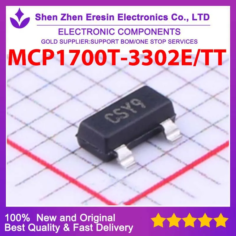 

Free shipping 5PCS/LOT MCP1700T-3302E/TT SOT23-3 New and original