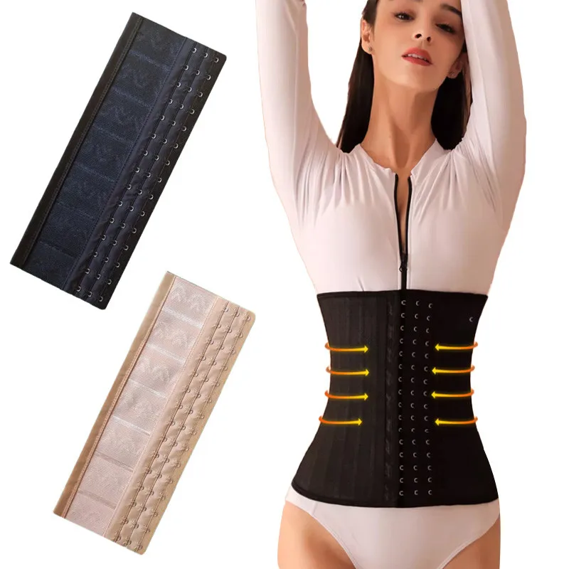 12Pcs3Rows15HooksWaistBeltExtenderWaistTrainerGirdleCorset