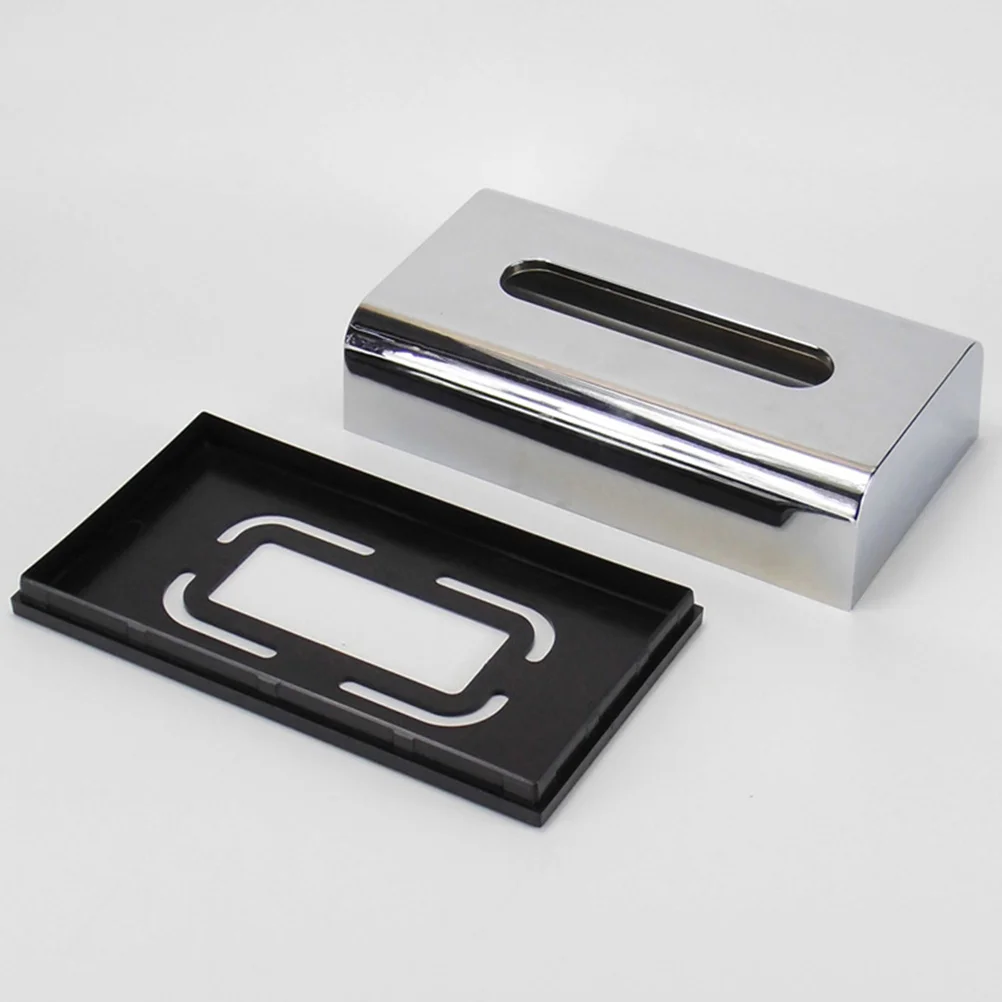 Household Napkin Dispenser Rectangular Paper Box Tissues Organizing Box Tissue Box Holder Desktop Paper Towel Box 6