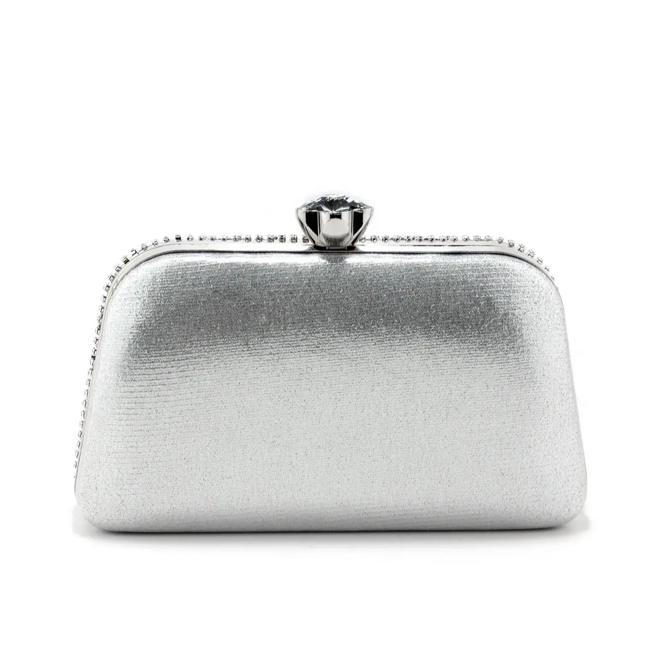 Acrylic Rhinestones Evening Clutch Bags with Chain Shoulder Strap