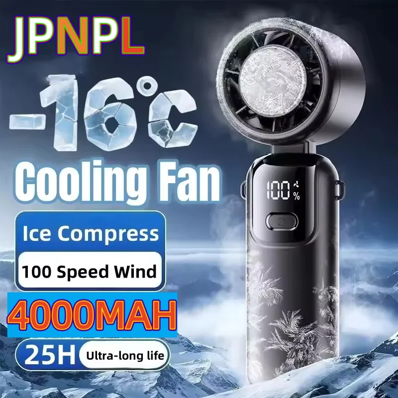 Portable Hanging Neck Fan With Infinitely Adjustable Speeds_voghion.com