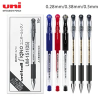 10pcs Mitsubishi Uni Gel Pen UM-151 High Capacity Quick Drying 0.38mm Business Office Ballpoint Pen School Supplies Statione 1
