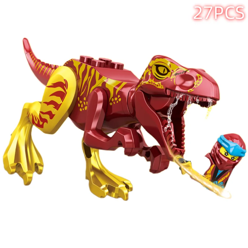 Dinosaur War Machine Action Figure Building Blocks Toy Set