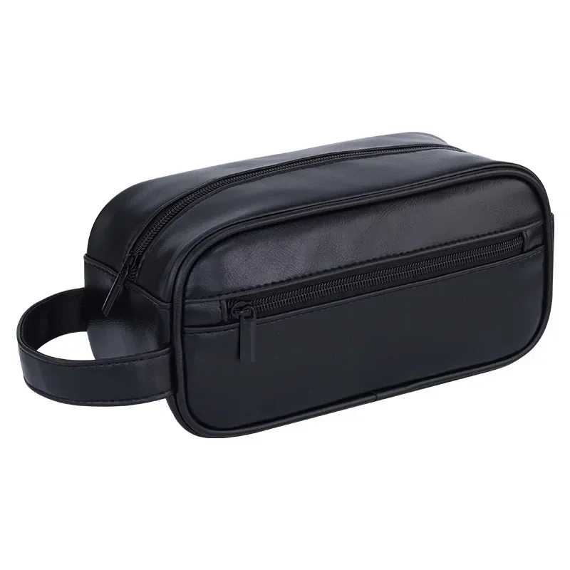 รูปสินค้า กระเป๋าเดินทางธุรกิจผู้ชาย หนังล้าง ความจุใหญ่ Multi Pocket