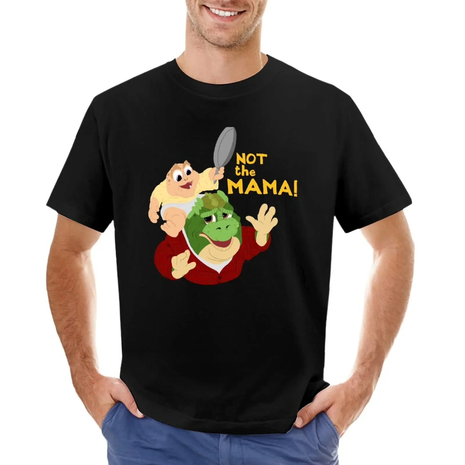 

Not the Mama! T-Shirt blacks Short sleeve tee vintage summer tops Men's t-shirts