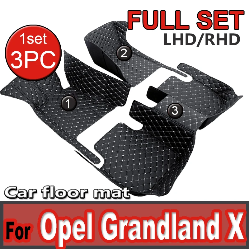 FloorMatForOpelGrandlandX20172022CarpetAntidirtyPadCarMats