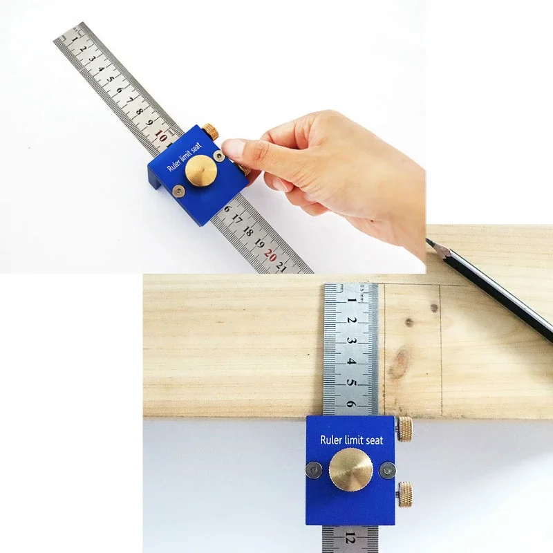 Precision Scribing Combined Angle Ruler Marking T-Ruler with Level Gauge  30/40cm Aluminum Heavy Duty Gauge Height Measuring Tool - AliExpress